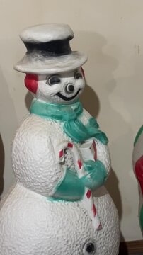 Old Vintage Christmas Blow Mould Decorations