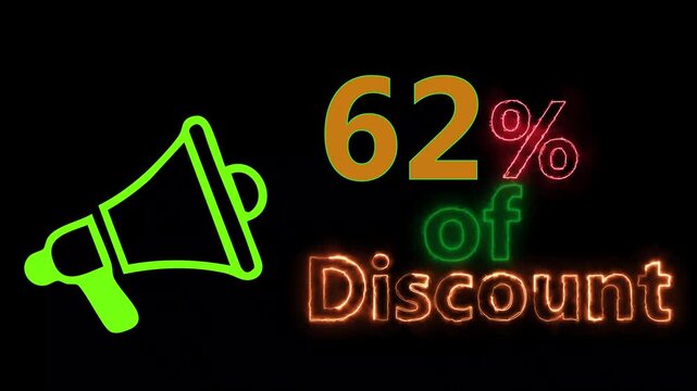 62 percent discount announcement motion