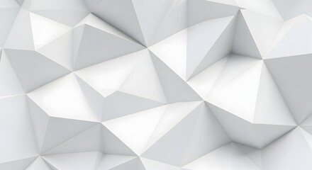 Fototapeta premium Abstract geometric triangle pattern background with gray polygon shapes in modern vector style