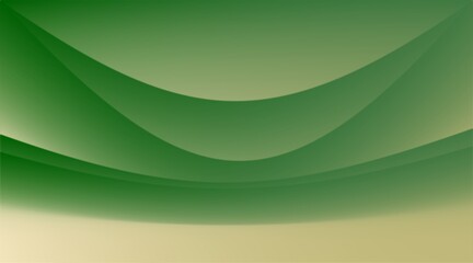 Elegant abstract background with fresh green wavy gradients. Smooth flowing curves create a professional, organic, and dynamic light effect, perfect for nature-themed branding and digital wallpaper.