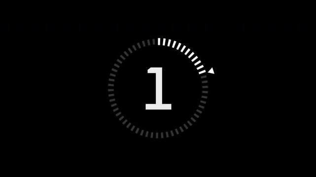 Modern 5 Second Countdown Timer Animation