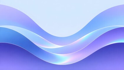 Obraz premium Iridescent Aurora Waves