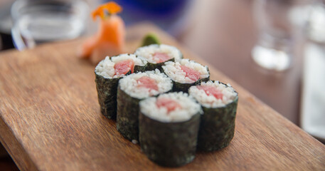 Inside out Tuna Sushi Roll © InversedSlayer