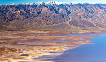 Dante View Aerial Sunrise Panorama Death Valley