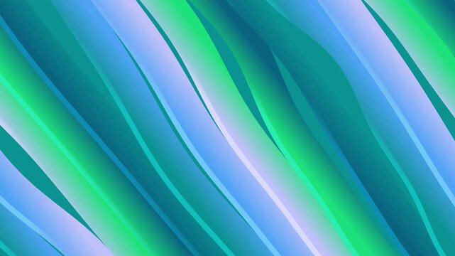 Dynamic Abstract Illustration Featuring Flowing Gradient Waves, Creating a Vibrant Visual Background with Smooth Motion and Energy