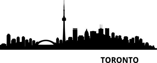 Obraz premium Canada city silhouette