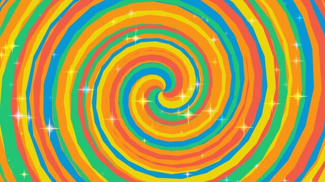 Dynamic Swirling Green and Beige Abstract Design with Artistic Strokes, Creating a Captivating Visual Effect. This illustration features a vibrant background that conveys a sense of continuous motion.