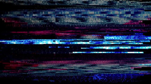 Disorted glitch transition digital breakdown effect