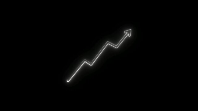Bar chart for growing business progress
