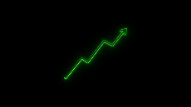 Bar chart for growing business progress