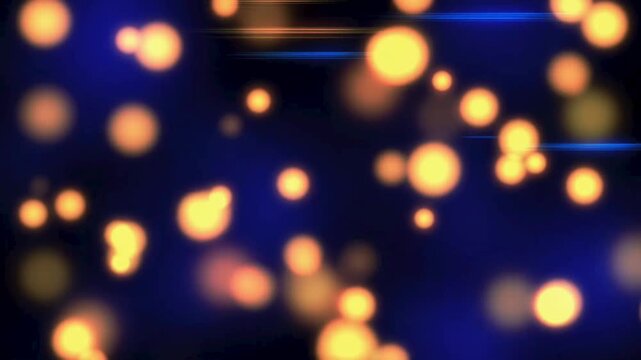 Glowing Bokeh with Lens Flare and Depth of Field Effect