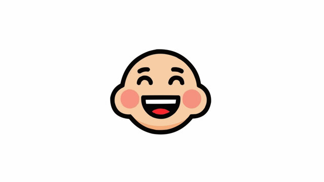 Smiling Face Emoji With Rosy Cheeks.