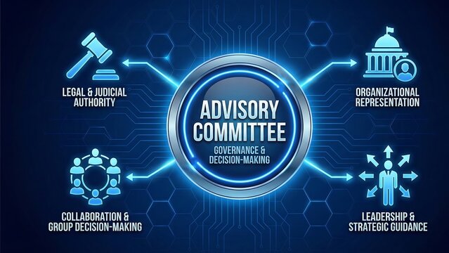 Advisory committee, often referred to as an advisory board, is a group of individuals with unique skills, backgrounds and expertise. ai