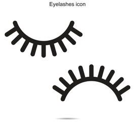 Obraz premium Eyelashes icon