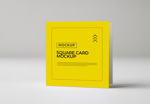 Square Mockup Card Mockup