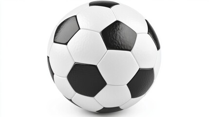 Classic Soccer Ball Isolated on White Background