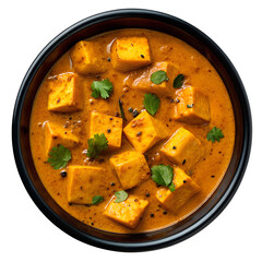 Warm chicken and vegetable soup with mushrooms and potatoes in a bowl