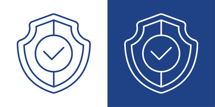Reliability Blue And White Icon Style Collection