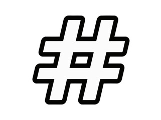 Obraz premium Simple black speech bubble icon illustration on a clean background viewed from directly above