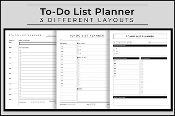 Daily To-Do List Planner for Task Organization, Productivity Schedule and Appointment Tracker,