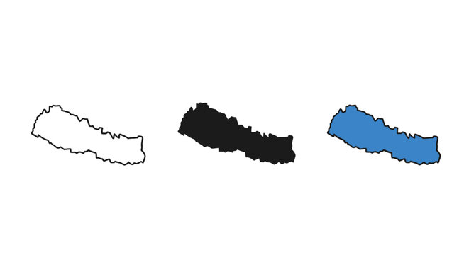 Silhouette of South America continent map with ink splash effect on white background for geography education and global business concepts