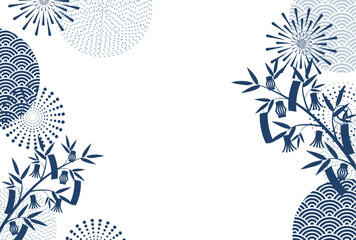 七夕　飾り　和柄　背景