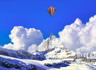 厳冬期のツェルマットリゾートの絶景