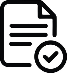 modern approval vector icon