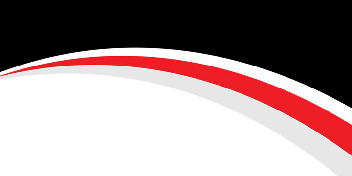 abstract red and blak business banner background with dynamic curves composition