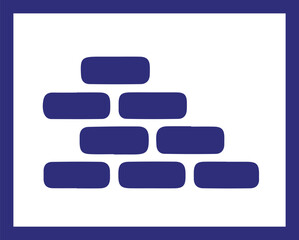 modern brick wall vector