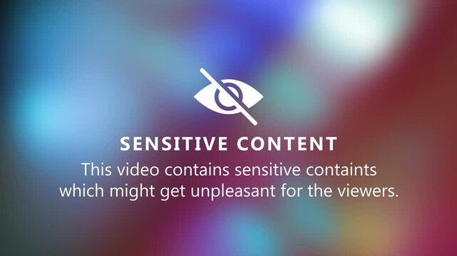 Sensitive Content present in the video 4K