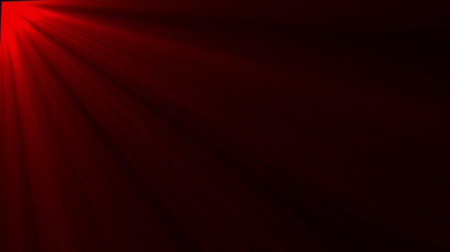 Abstract red background with spotlight rays light effects on a black background. Sun ray light effects. Sun rays view, white spotlight glowing burst concept