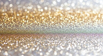 Dazzling shimmering background with brilliant bokeh light arrangement