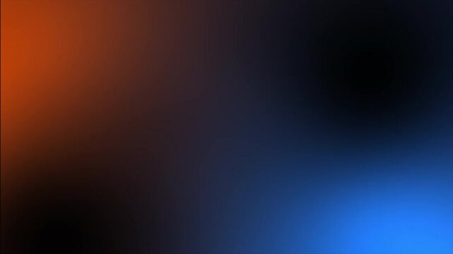Blurred orange and blue background