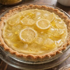 Sambuca Limoncello Pie A sweet and citrusy pie filled with a mix
