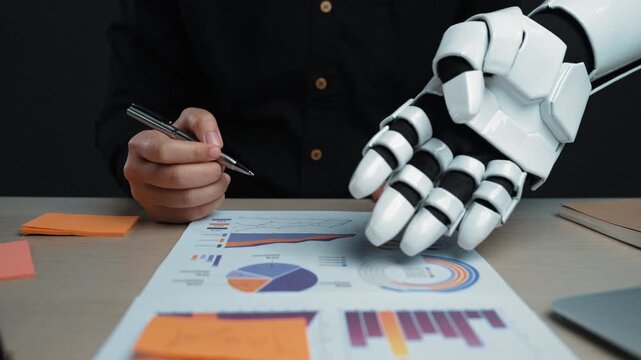 In a collective briefing, AI-aided analytics guide a core leadership team, helping decode vital metrics for immediate wins and nurturing a stable business roadmap. Noogenesis AI