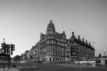 Obraz premium city of London black and white