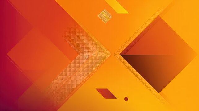 Geometric design with warm color gradient, suitable for website headers, online content, marketing campaigns, and thematic visuals. The futuristic style conveys dynamism and creativity for various app
