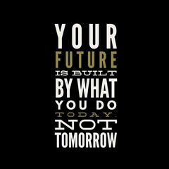 Obraz premium Motivational quotes for success in life. Quotes in beautiful typography with black background. 