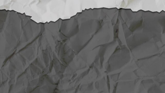 Crumpled gray and white fabric