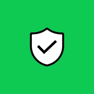 check mark icon shield animation video 