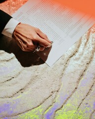Obraz premium Professional Legal Consultant Signing Contract and Preparing Court Documents in a Modern Office for Career Advertising and Corporate Recruitment Campaigns
