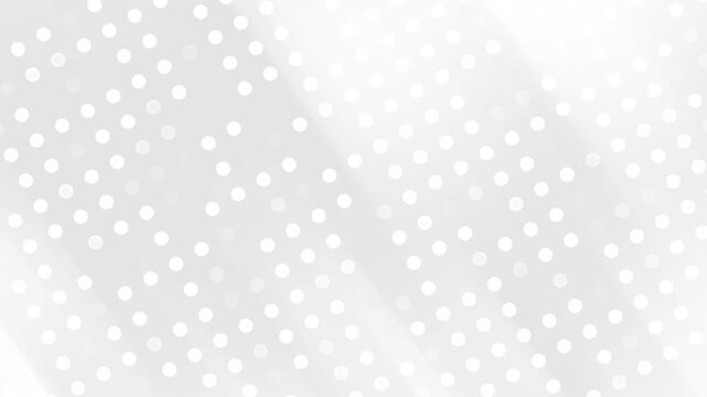 Repeating pattern of white dots on white gradient background. Suitable for minimalist designs, backgrounds, or textile prints for different products.