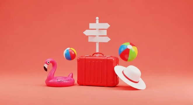 Vibrant travel essentials for summer vacation adventures