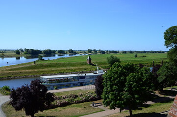 Port in the Town Tangerm&uuml;nde, Saxony - Anhalt