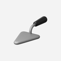 3d Realistic Trowel vector illustration