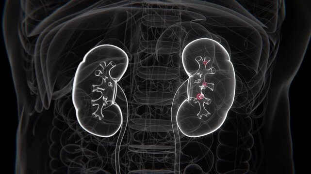 Multiple Kidney stones Indication X-Ray Video | kidney stones in Vertical HD X-Ray Video