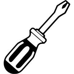 Fototapeta premium Screwdriver tool for DIY projects and repairs
