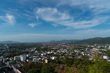 Obraz premium Phuket Cityscape from Khao Rang Hill