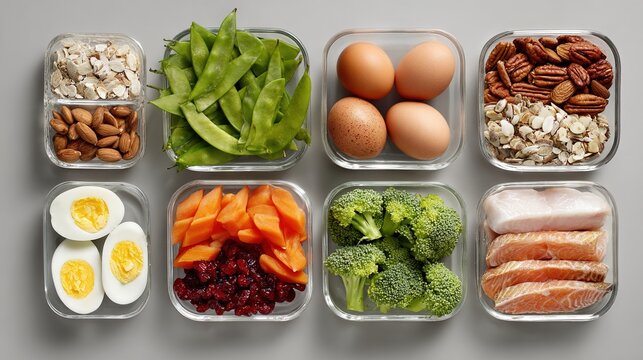 versus. Comparison of nutritious and less healthy food options arranged in separate groups. menu design, packaging mockups, designed for food delivery and cloud-kitchen brand materials.